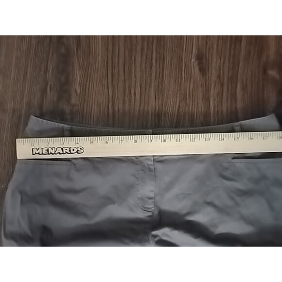 J. Jill Pants Womens Size 14 Gray midrise Cotton Blend Stretch Chino Trousers - Picture 5 of 13